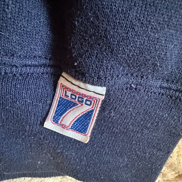 Vintage 90s Y2K Hard Rock Cafe Boston Navy Blue Crew Neck Sweatshirt Large USA - Picture 12 of 14